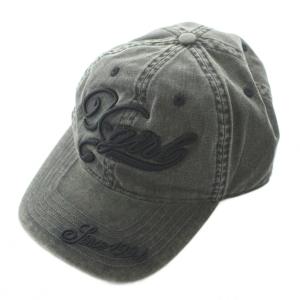 タグ付き EMBROIDERED LOGO FADED 6PANEL CAP キャップ 帽子 野球帽 黒