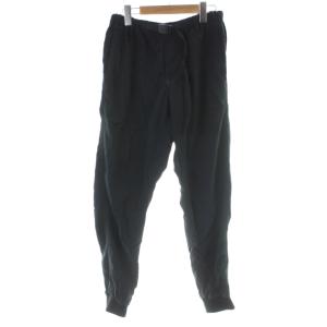クライミングパンツ ジョガーパンツ M 黒 ブラック ドローコード付き リブ裾 フルレングス /KW GY99