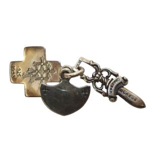 スリートリンケッツ ペンダントトップ クロス ダガー シールド 925 重量21g