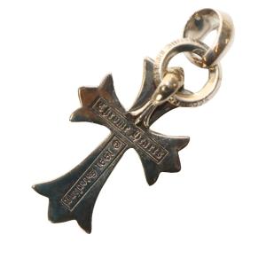CHROME HEARTS スモールCHクロス ペンダントトップ with ベイル ネックレス SV925