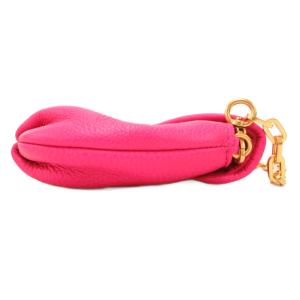 MARC by MARC JACOBS チェーンショルダーバッグ レザー ロゴプレート フラップ ピンク /JS GY99