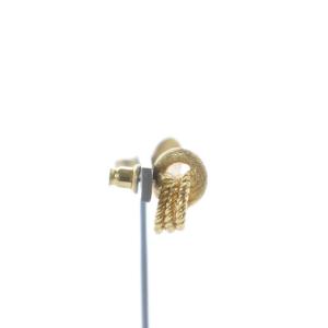 Christian Dior ピアス アクセサリー 両耳用 3連 サーマル ゴールド色 GY04 /MQ OH