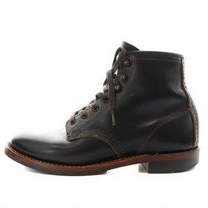 RED WING ベックマン フラットボックス ショートブーツ UK6 ブラック