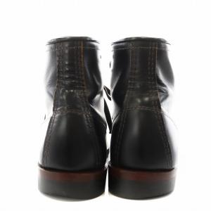 RED WING ベックマン フラットボックス ショートブーツ UK6 ブラック