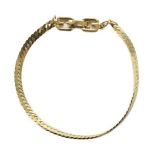 ブレスレット アクセサリー  バングル ロゴ ゴールド色 GY18 /MQ