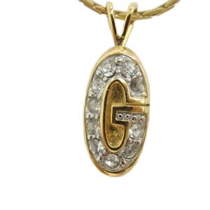 ネックレス アクセサリー ペンダント Gロゴ ビジュー ゴールド色 GY14 /MQ