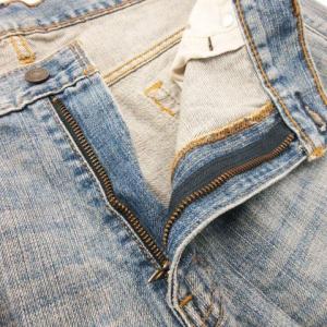 Levi's 569 LOOSE STRAIGHT デニムパンツ ウォッシュ加工 ブランクタブ W34