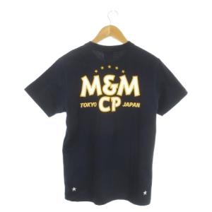CUSTOM PERFORMANCE Tシャツ M 紺 ネイビー 半袖 バックプリント ラウンドネック