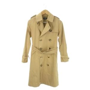 トレンチコート S ベージュ 長袖 ダブルブレスト 肩章 /AO10 GY99