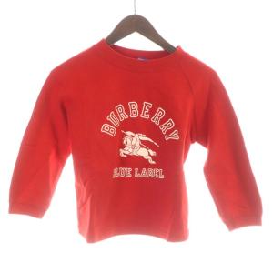 トレーナー スウェット M 赤 レッド ラウンドネック ロゴプリント 長袖 /KW GY99