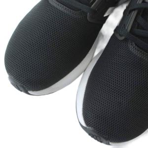 adidas スニーカー ランニングシューズ メッシュ ローカット US8 26?p 黒 ブラック /XZ GY99