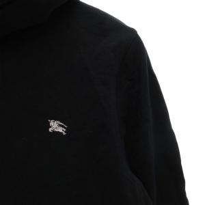 BURBERRY BLACK LABEL パーカー フーディ ジップアップ ラビットファー 2 黒 ブラック /FF GY35
