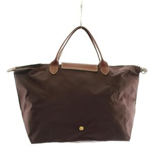 Longchamp ル プリアージュ トートバッグ ハンド ナイロン 折りたたみ ロゴ 茶色 ブラウン /XZ GY35