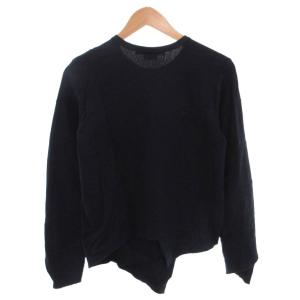 COMME des GARCONS COMME des GARCONS AD2019 Tシャツ カットソー 長袖 変形 アシンメトリー M 紺 ネイビー RE-T001 /FF