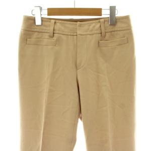 BURBERRY LONDON パンツ ウール 38 ベージュ 無地 フルレングス センタープレス スラックス ノバチェック FQ062-746-42