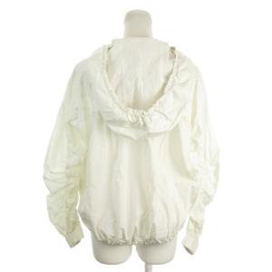 JILL by JILLSTUART マウンテンパーカー FR 白 ホワイト 長袖 フード付き ドローストリングデザイン /MN24 GY99