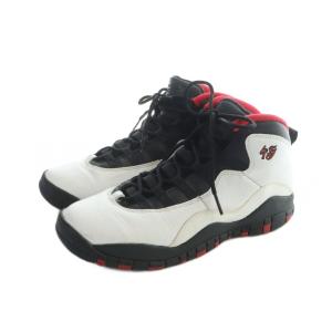 NIKE エアジョーダン10 レトロ ダブルニッケル スニーカー 25cm ホワイト