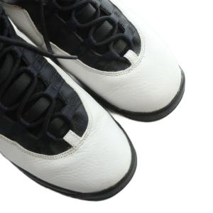 NIKE エアジョーダン10 レトロ ダブルニッケル スニーカー 25cm ホワイト