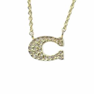 ネックレス アクセサリー ペンダント ラインストーン ゴールド色 GY99 /MQ