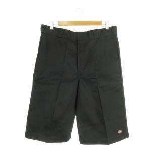 Loose Fit ワークショーツ ハーフパンツ ロゴ 36 黒 ブラック /AH12 GY99