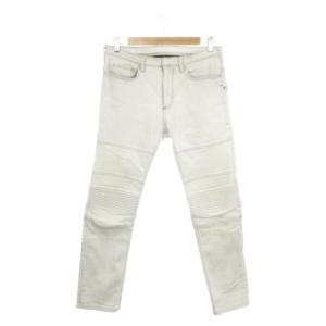 SKINNY FIT REGULAR RISE デニムパンツ ジーンズ グレーステッチ 31 ライトグレー