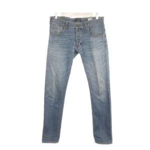J23 Slim Fit デニムパンツ ジーンズ ストレート ボタンフライ 33 青 ブルー /AH7
