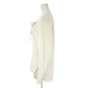 BEIGE シャツ ブラウス 2 ライトベージュ ボウタイ 長袖 前開き /CK24 GY99