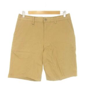 ショートチノパンツ XL 茶 ブラウン 無地 ショート丈 Dリング付き /CK30 GY99