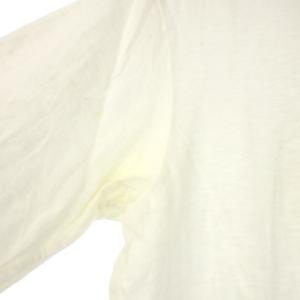 UNDERCOVERISM Tシャツ 3 白 アイボリー 赤 レッド ラウンドネック 半袖 胸ポケット /CK19 GY99