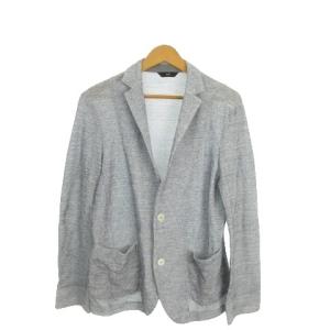 HOMME ジャケット 上着 48 グレー テーラードカラー 長袖 /MN29 GY99
