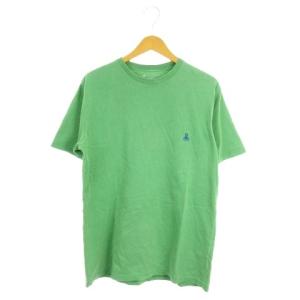 × スクリーンスターズ SCREEN STARS Tシャツ M 緑 グリーン ラウンドネック 半袖 ロゴ刺繍