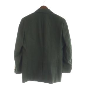 Brooks Brothers ヴィンテージ テーラードジャケット 長袖 シングル 背抜き ロゴ 金ボタン 緑 グリーン GY12 /MQ