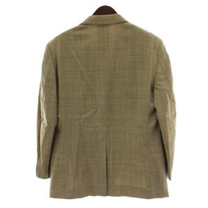 Brooks Brothers スーツ ジャケット パンツ ウール A5 ベージュ セットアップ チェック柄 シングルブレスト 3つボタン