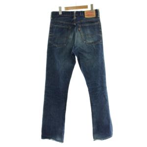 Levi's サドルマン ブーツカット デニム 32 インディゴ ブルー USA製 パンツ 517-0217