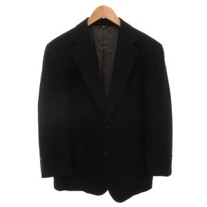 Collection テーラードジャケット ブレザー 2B カシミヤ R46 黒 ブラック /FF GY47