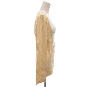 Martin Margiela 6 カットソー Tシャツ ロンT 長袖 ボートネック プリント XL ナチュラル /FF GY50