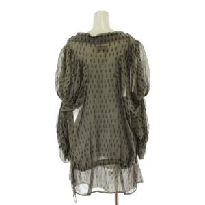 Vivienne Westwood 2010's ANGLOMANI ブラウス シルク 42 ブラウン