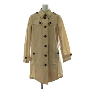 トレンチコート 40 ベージュ 長袖 エポレット ミドル丈 ノバチェック B1A15-528-40 /PP