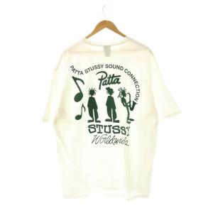 STUSSY 24SS PATTA SOUND CONNECTION TEE Tシャツ カットソー 半袖 XXL ホワイト
