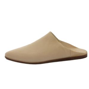 CELINE JACNO バブーシュ シューズ レザー ポインテッドトゥ 27cm 白 ホワイト /FF GY68