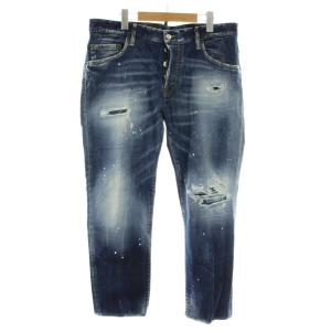 SKATER JEAN デニムパンツ ダメージ加工 ブリーチ加工