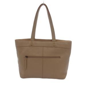 Dakota ジェントリー トートバッグ レザー ロゴ ベージュ /UO GY12