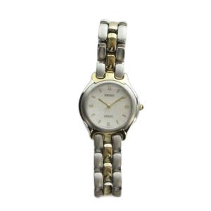 SEIKO 5E31-6F00 DOLCE 腕時計 ウォッチ クォーツ シェル文字盤 シルバー色 ゴールド色 GY12