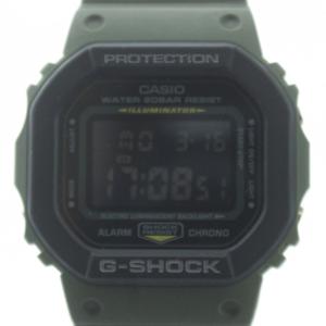 DW-5610SU 腕時計 ウォッチ クォーツ デジタル ロゴ カレンダー付き カーキ GY12 /MQ