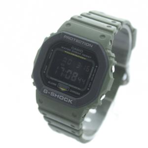 CASIO G-SHOCK DW-5610SU 腕時計 ウォッチ クォーツ デジタル ロゴ カレンダー付き カーキ GY12 /MQ