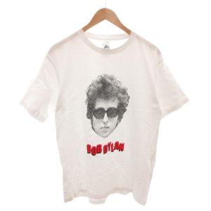 GUILTY PARTIES Tシャツ ボブディラン プリント 半袖 S 白 ホワイト /FF GY12