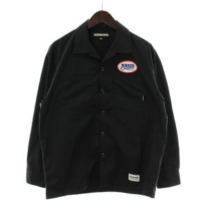 23AW クラシック ワークシャツ CLASSIC WORK SHIRT LS S 黒 ブラック 長袖