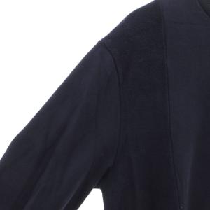 FRED PERRY トレーナー スウェット ロゴ刺繍 切替 長袖 L 紺 ネイビー /FF GY12