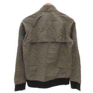 ATTACHMENT ジャケット ブルゾン チェック柄 リネン混 3 グレー /FF GY12