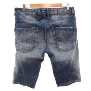 DIESEL KROSHORT デニムショーツ ジーンズ ショート ダメージ加工 ボタンフライ 31 インディゴ /FF